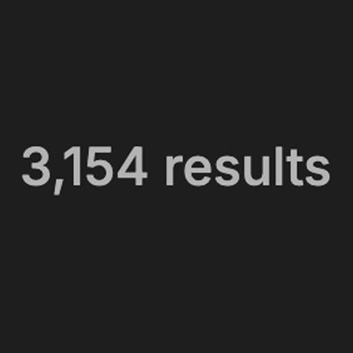 Note search showing 3,154 results